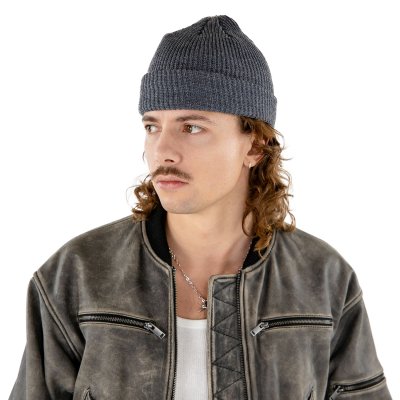Pipot - Gårda Loxley Knitted Docker Beanie (tumman harmaa)