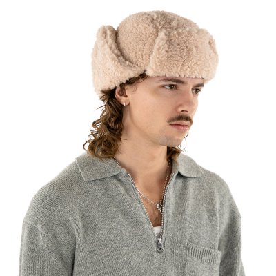 Karvahattu - Gårda Levanger Trapper Hat (beige)
