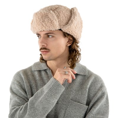 Karvahattu - Gårda Levanger Trapper Hat (beige)