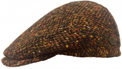 Flat cap - MJM Jordan Wool (ruskea-oranssi)