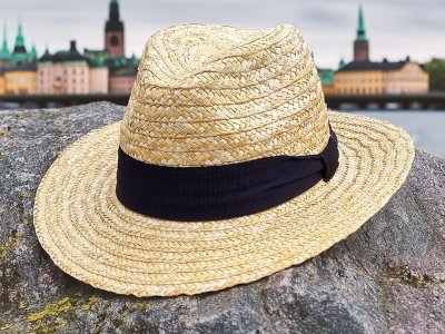 Hatut - Gårda Como Fedora (luonnolinen väri)