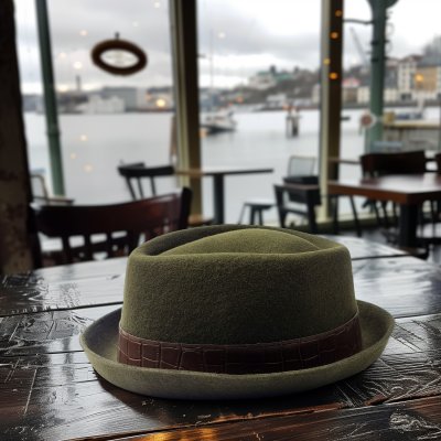 Hatut - Gårda Devenport Pork Pie (vihreä)