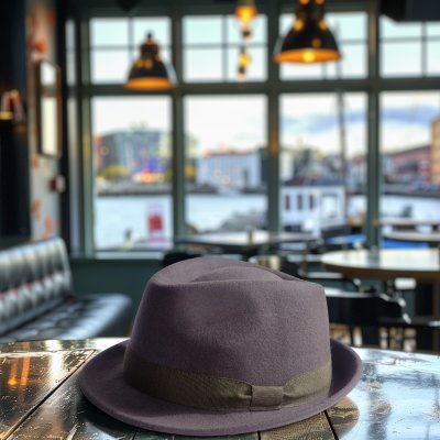 Hatut - Gårda Padua Trilby Wool Hat (harmaa)