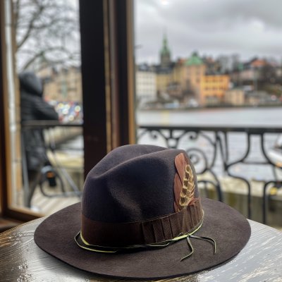 Hatut - Gårda Lancaster Fedora (ruskea)