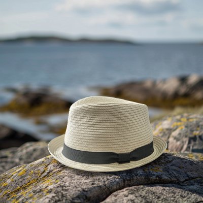 Hatut - Gårda Carona Trilby (luonnolinen väri)