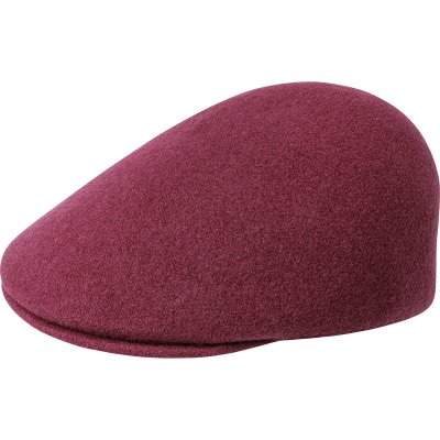 Flat cap - Kangol Seamless Wool 507 (cranberry