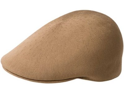 Flat cap - Kangol Recycled Tropic 507 (vaaleanruskea)