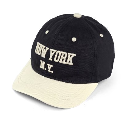 Lippis Lapsi - Gårda New York Baseball Cap (musta/kerma)