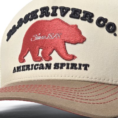 Lippis - Black River Bear Trucker (kerma/beige)
