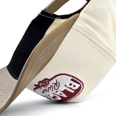 Lippis - Black River Charleston Cotton Snapback (luonnonvalkoinen/khaki)