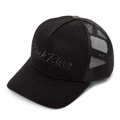 Lippis - Black River Classic Trucker (musta)