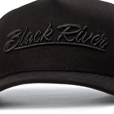Lippis - Black River Classic Trucker (musta)
