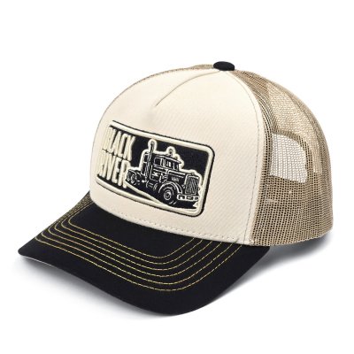 Lippis - Black River Hauler Trucker (kermanvärinen/beige/musta)