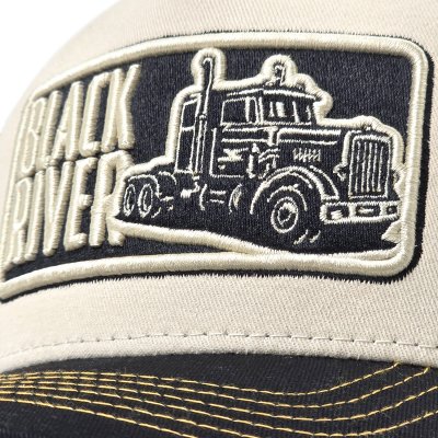 Lippis - Black River Hauler Trucker (kermanvärinen/beige/musta)