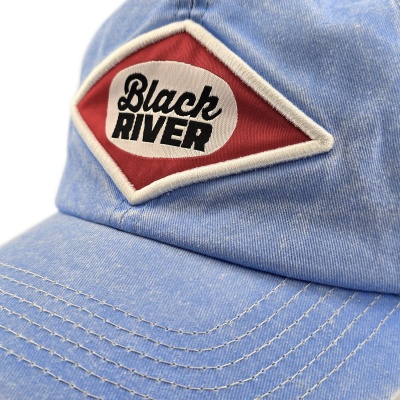 Lippis - Black River Memphis Washed Trucker (vaaleansininen/kerma)