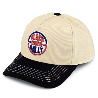 Lippis - Black River Rally Cotton Snapback (kerman/musta)