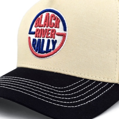 Lippis - Black River Rally Cotton Snapback (kerman/musta)
