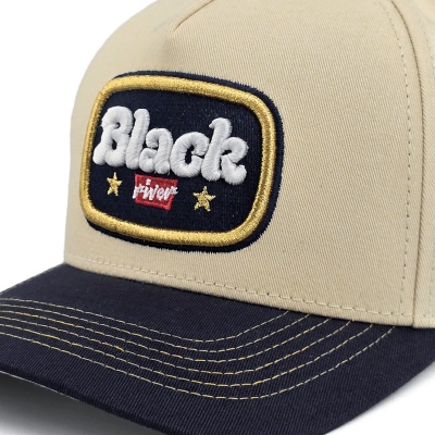 Lippis - Black River Reno Cotton Snapback (kermanvärinen/tummansininen)