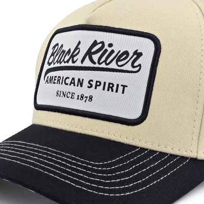 Lippis - Black River Sedona Cotton Snapback (kerman/musta)
