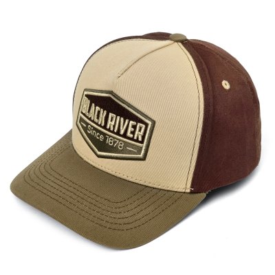 Lippis - Black River Timber Trucker (beige/vihreä)