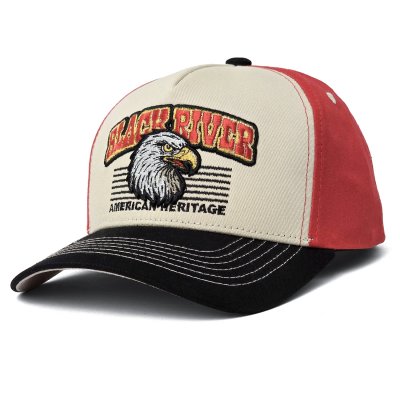 Lippis - Black River Falcon Trucker (kermanvärinen/punainen/musta)