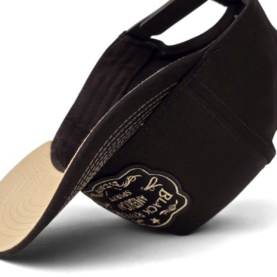 Lippis - Black River Midnight Cotton Cap (musta)