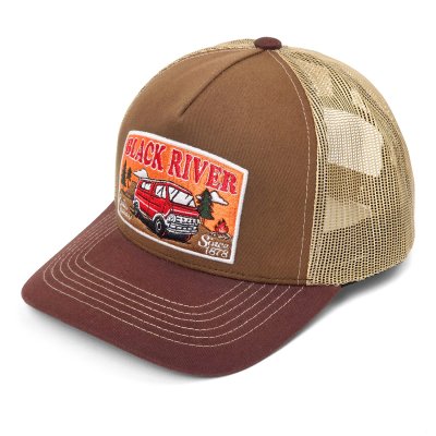 Lippis - Black River Camper Trucker (ruskea)