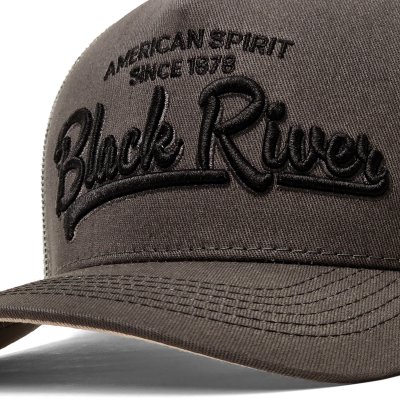 Lippis - Black River Classic Trucker (harmaa)