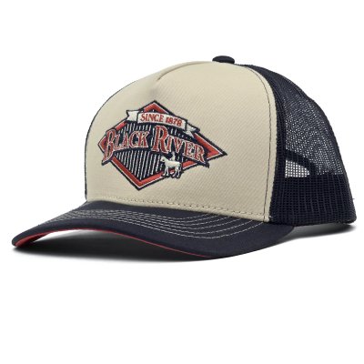 Lippis - Black River Legacy Trucker (kermanvärinen/tummansininen)