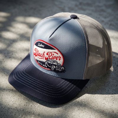 Lippis - Black River Riding Trucker (sininen)