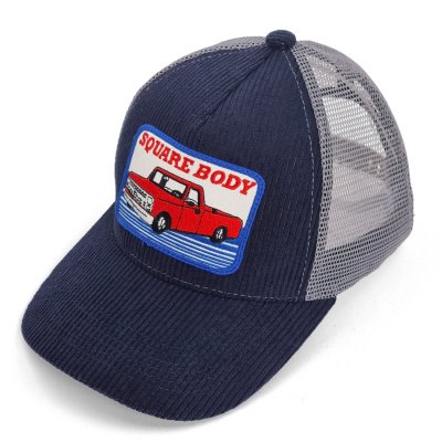 Lippis - Gårda Corduroy Trucker Squarebody (sininen/harmaa)