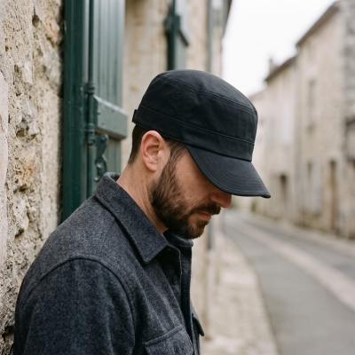Lippis - Gårda Hunter Army Cap (musta)