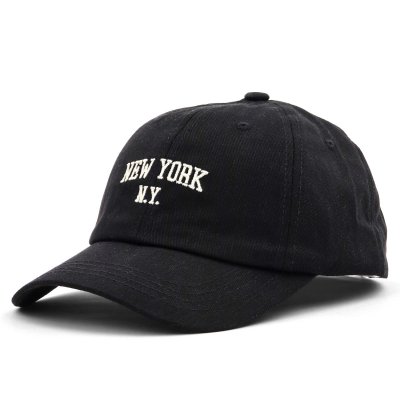 Lippis - Gårda New York Dad Cap (musta)