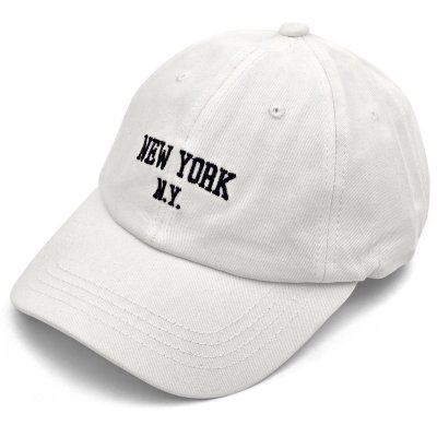 Lippis - Gårda New York Dad Cap (valkoinen)