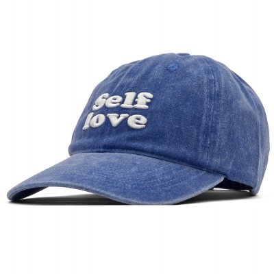 Lippis - Gårda Self Love Washed Cap (vaaleansininen)