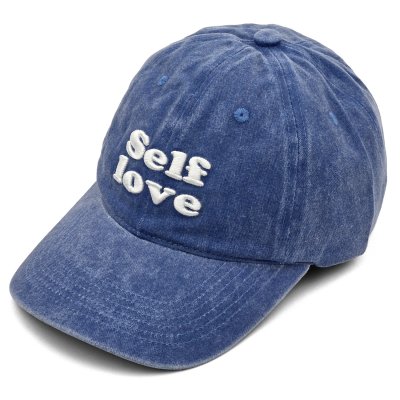 Lippis - Gårda Self Love Washed Cap (vaaleansininen)