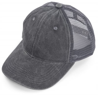 Lippis - Gårda Finley Washed Trucker (harmaa)
