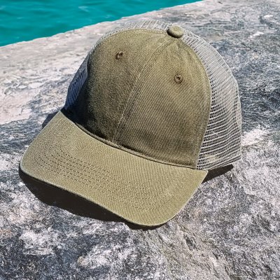 Lippis - Gårda Finley Washed Trucker (vihreä)