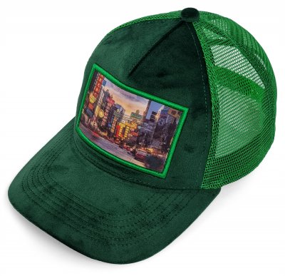Lippis - Gårda Velvet Trucker Bangkok (vihreä)