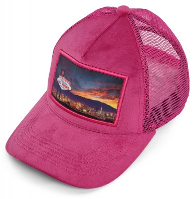 Lippis - Gårda Velvet Trucker Las Vegas (vaaleanpunainen)