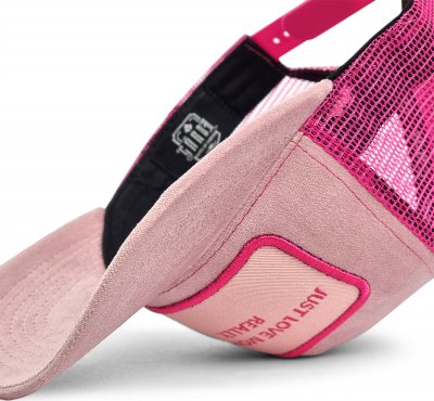 Lippis - Gårda Velvet Trucker Mondays (vaaleanpunainen)