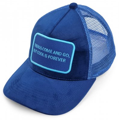 Lippis - Gårda Velvet Trucker Trends (tummansininen)