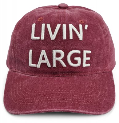 Lippis - Gårda Livin Large Washed Cap (punainen)