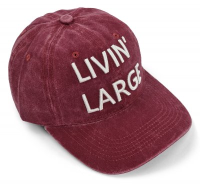 Lippis - Gårda Livin Large Washed Cap (punainen)