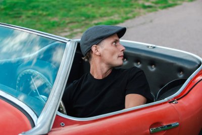 Flat cap - CTH Ericson Luke Stone Ivy Cap (harmaa)