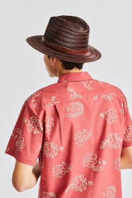 Hatut - Brixton Messer Straw (ruskea)