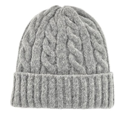 Pipot - Gårda Bad Gastein Cable Knit Wool Mix Beanie (harmaa)