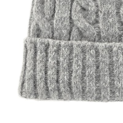 Pipot - Gårda Bad Gastein Cable Knit Wool Mix Beanie (harmaa)