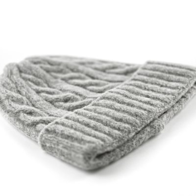 Pipot - Gårda Bad Gastein Cable Knit Wool Mix Beanie (harmaa)