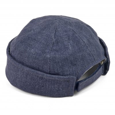 Pipot - Gårda Cavo Linen Docker Beanie (sininen)